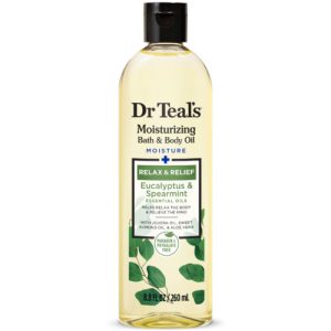 Dr Teal's Relax & Relief Bath & Body Oil with Eucalyptus & Spearmint