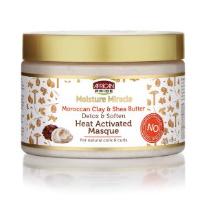 African Pride Moroccan Clay & Shea Butter Heat Activated Masque