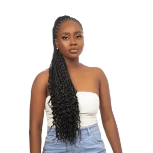 Natural Hair Rockss Braided Ponytail