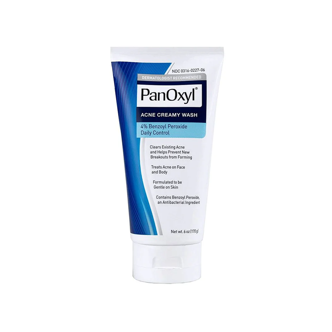 Panoxyl Acne Creamy Wash Benzoyl Peroxide 4% Daily Control