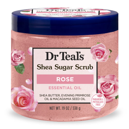 Dr Teal's Shea Sugar Scrub Rose