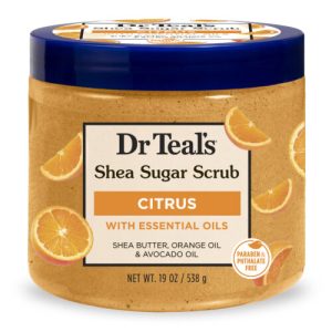 Dr Teal's Shea Sugar Scrub with Citrus, Vitamin C & Essential Oils