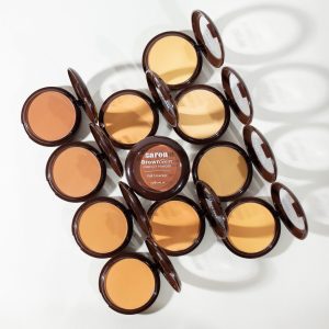 Zaron Brown Skin Compact Powder
