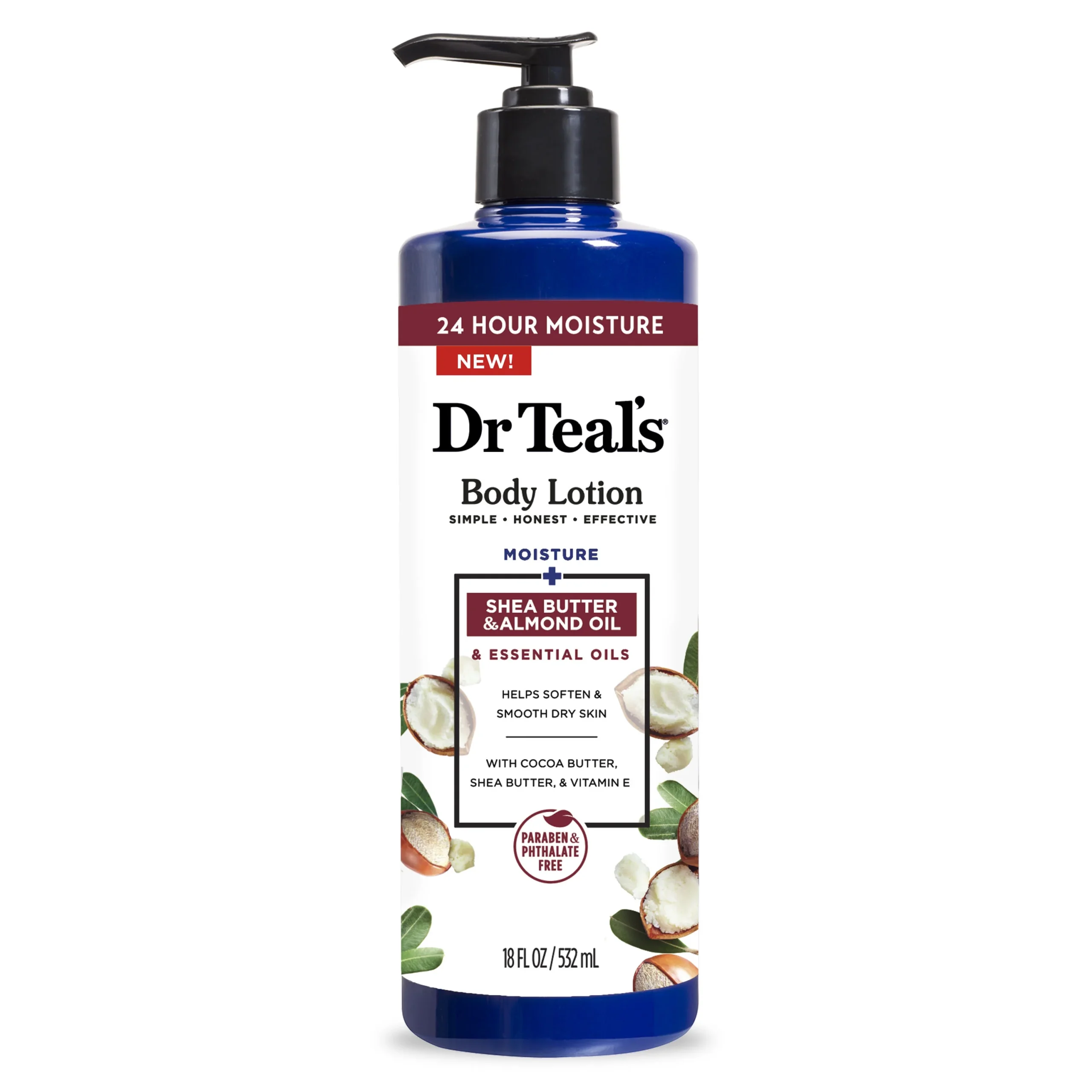 Dr Teal's shea butter almond lotion