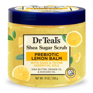Dr Teal's Prebiotic Lemon Balm Body Scrub