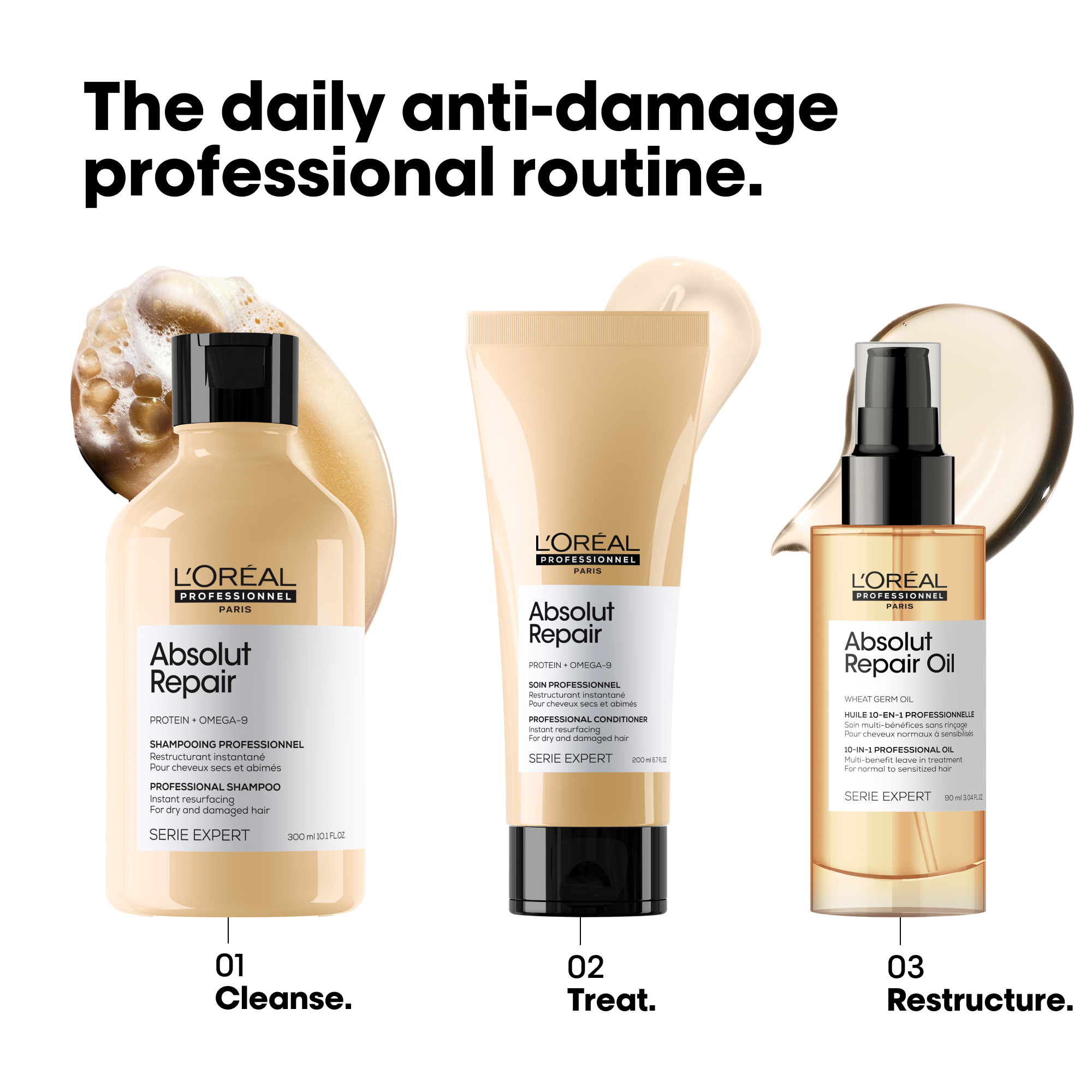L’Oréal Professionnel Absolut Repair Resurfacing Conditioner - Image 4