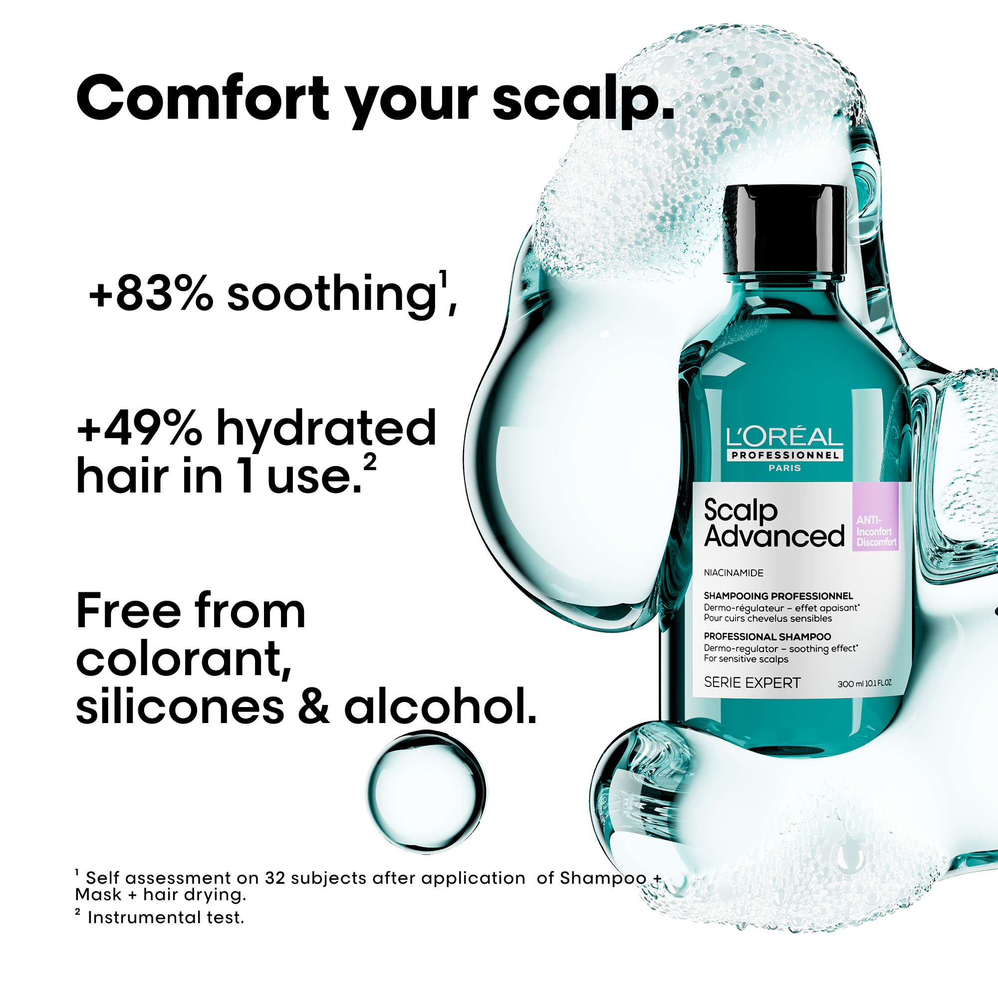 L’Oréal Professionnel Scalp Advanced Anti-Discomfort Dermo-Regulator Shampoo - Image 2