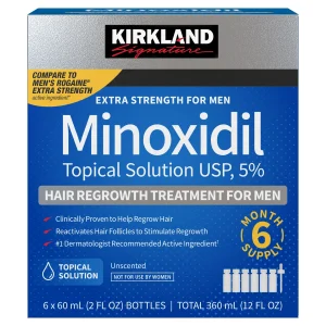 Minoxidil Topical Solution USP, 5% Hair Regrowth Treatment For Men 360ml