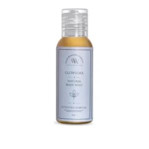 Glowsoak Natural Body Wash – Activated Charcoal – Mini