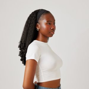 Natural Hair Rocks The Rollerset headband wig